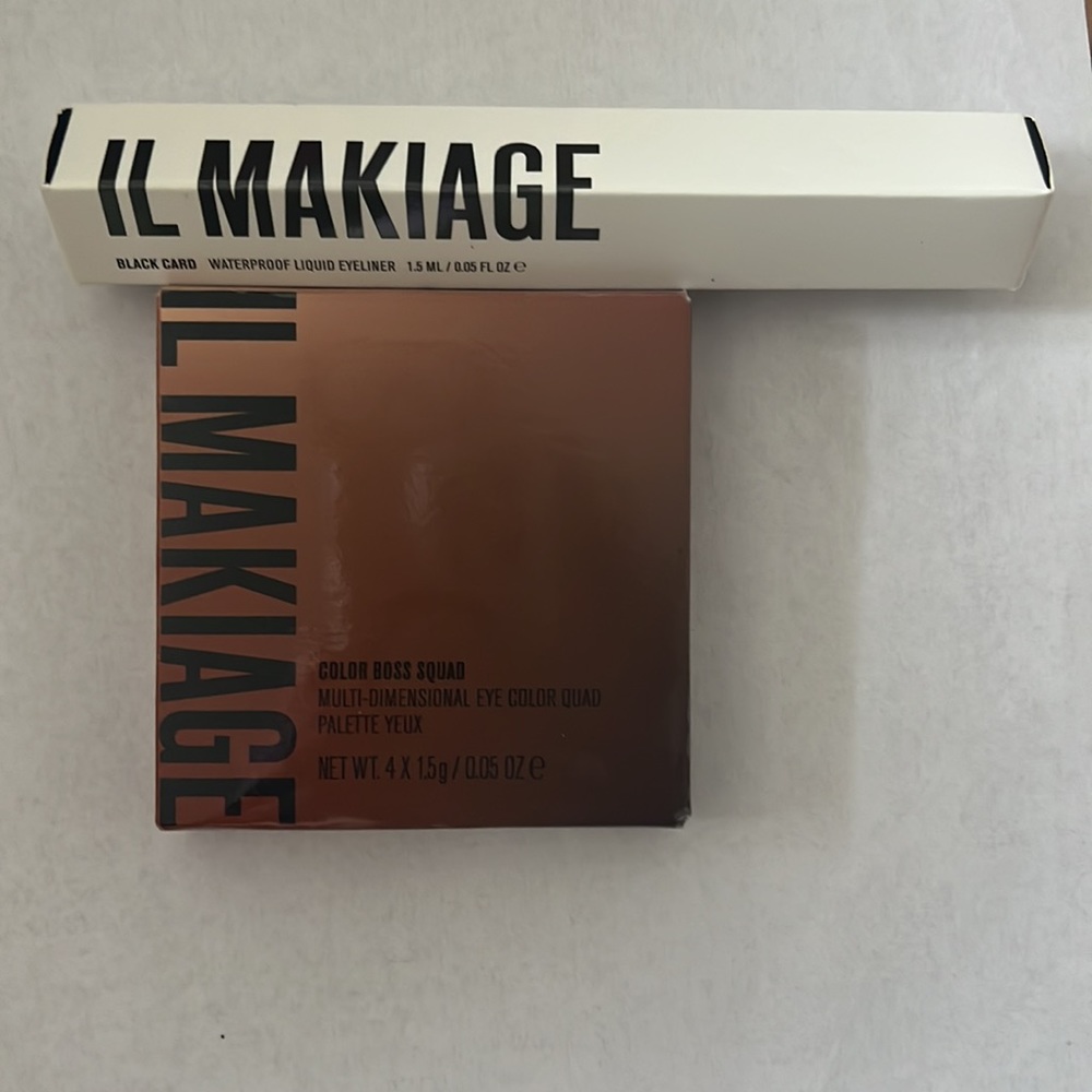 NIB IL MAKIAGE Eye Pallet & Eye Liner